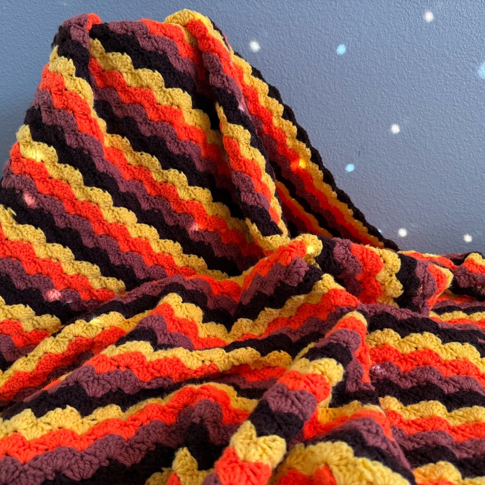 Colorful Crochet Blanket